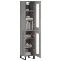 Aparador alto madera contrachapada gris Sonoma 34,5x34x180 cm de , Aparadores - Ref: Foro24-3199455, Precio: 109,72 €, Descue...