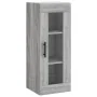 Aparador alto madera contrachapada gris Sonoma 34,5x34x180 cm de , Aparadores - Ref: Foro24-3199455, Precio: 109,72 €, Descue...