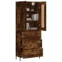 Aparador alto madera contrachapada roble ahumado 69,5x34x180 cm von , Sideboards - Ref: Foro24-3199758, Preis: 173,85 €, Raba...