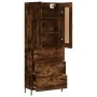 Aparador alto madera contrachapada roble ahumado 69,5x34x180 cm von , Sideboards - Ref: Foro24-3199758, Preis: 173,85 €, Raba...