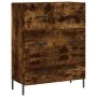 Aparador alto madera contrachapada roble ahumado 69,5x34x180 cm von , Sideboards - Ref: Foro24-3199758, Preis: 173,85 €, Raba...