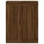 Aparador alto madera contrachapada marrón roble 69,5x34x180 cm by , Sideboards - Ref: Foro24-3200024, Price: 189,95 €, Discou...