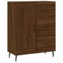 Aparador alto madera contrachapada marrón roble 69,5x34x180 cm by , Sideboards - Ref: Foro24-3200024, Price: 189,95 €, Discou...