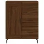 Aparador alto madera contrachapada marrón roble 69,5x34x180 cm by , Sideboards - Ref: Foro24-3200024, Price: 189,95 €, Discou...