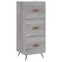 Aparador alto madera contrachapada gris Sonoma 34,5x34x180 cm de , Aparadores - Ref: Foro24-3200175, Precio: 112,14 €, Descue...