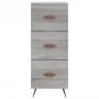 Aparador alto madera contrachapada gris Sonoma 34,5x34x180 cm de , Aparadores - Ref: Foro24-3200175, Precio: 112,14 €, Descue...