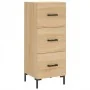 Aparador de madera contrachapada roble Sonoma 34,5x34x180 cm de , Aparadores - Ref: Foro24-3200196, Precio: 118,51 €, Descuen...