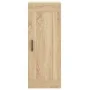 Aparador de madera contrachapada roble Sonoma 34,5x34x180 cm de , Aparadores - Ref: Foro24-3200196, Precio: 118,51 €, Descuen...