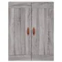 Aparador alto madera contrachapada gris sonoma 69,5x34x180 cm de , Aparadores - Ref: Foro24-3200047, Precio: 122,34 €, Descue...