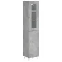 Aparador de madera contrachapada gris hormigón 34,5x34x180 cm von , Sideboards - Ref: Foro24-3199165, Preis: 93,91 €, Rabatt: %