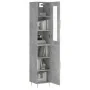 Aparador de madera contrachapada gris hormigón 34,5x34x180 cm von , Sideboards - Ref: Foro24-3199165, Preis: 93,91 €, Rabatt: %