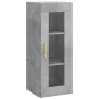 Aparador de madera contrachapada gris hormigón 34,5x34x180 cm von , Sideboards - Ref: Foro24-3199165, Preis: 93,91 €, Rabatt: %