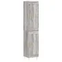 Aparador alto madera contrachapada gris Sonoma 34,5x34x180 cm de , Aparadores - Ref: Foro24-3200447, Precio: 103,83 €, Descue...