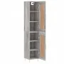 Aparador alto madera contrachapada gris Sonoma 34,5x34x180 cm de , Aparadores - Ref: Foro24-3200447, Precio: 103,83 €, Descue...