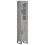 Aparador alto madera contrachapada gris Sonoma 34,5x34x180 cm de , Aparadores - Ref: Foro24-3199199, Precio: 123,50 €, Descue...