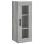 Aparador alto madera contrachapada gris Sonoma 34,5x34x180 cm de , Aparadores - Ref: Foro24-3199199, Precio: 123,50 €, Descue...