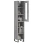 Aparador alto madera contrachapada gris Sonoma 34,5x34x180 cm by , Sideboards - Ref: Foro24-3199391, Price: 97,32 €, Discount: %