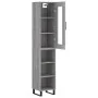 Aparador alto madera contrachapada gris Sonoma 34,5x34x180 cm by , Sideboards - Ref: Foro24-3199391, Price: 97,32 €, Discount: %