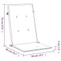 Cojines de silla de respaldo alto 4 uds tela estampado de hojas by , Cushions for chairs and sofas - Ref: Foro24-361245, Pric...