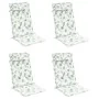 Cojines silla respaldo alto 4 uds tela Oxford estampado hojas de , Cojines para sillas y sofás - Ref: Foro24-361929, Precio: ...