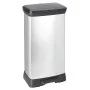 Curver Papelera de pedal Deco plateado 50 L by , Garbage cans and trash cans - Ref: Foro24-442064, Price: 75,10 €, Discount: %