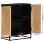 Aparador con 2 puertas hierro y madera maciza mango 55x35x75 cm von , Sideboards - Ref: Foro24-353888, Preis: 240,61 €, Rabat...