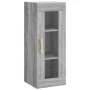 Aparador alto madera contrachapada gris Sonoma 34,5x34x180 cm by , Sideboards - Ref: Foro24-3199167, Price: 94,45 €, Discount: %