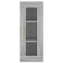 Aparador alto madera contrachapada gris Sonoma 34,5x34x180 cm by , Sideboards - Ref: Foro24-3199167, Price: 94,45 €, Discount: %