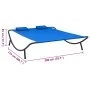 Tumbona de exterior de tela azul von , Betten im Freien - Ref: Foro24-313531, Preis: 97,50 €, Rabatt: %