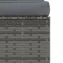 Sofá de jardín de 3 plazas con cojines ratán sintético gris by , Garden sets - Ref: Foro24-317517, Price: 391,76 €, Discount: %