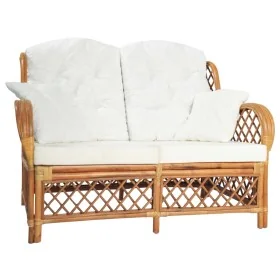 Sofá de 2 plazas de ratán marrón claro von , Sofas - Ref: Foro24-325474, Preis: 378,97 €, Rabatt: %