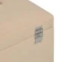 Banco con compartimento de terciopelo beige 80 cm de , Bancos para recibidores y almacenamiento - Ref: Foro24-329933, Precio:...