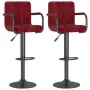 Taburetes de cocina 2 unidades terciopelo rojo vino tinto von , Küchenhocker - Ref: Foro24-334665, Preis: 140,12 €, Rabatt: %