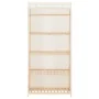 Armario de tela blanco 79x40x170 cm de , Armarios roperos - Ref: Foro24-248190, Precio: 119,17 €, Descuento: %