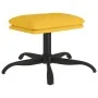 Reposapiés de tela amarillo mostaza 60x60x36 cm by , Ottomans - Ref: Foro24-341574, Price: 44,47 €, Discount: %
