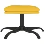 Reposapiés de tela amarillo mostaza 60x60x36 cm by , Ottomans - Ref: Foro24-341574, Price: 44,47 €, Discount: %