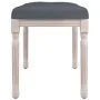 Banco de terciopelo gris oscuro 80x40x49 cm by , Banks - Ref: Foro24-344447, Price: 67,82 €, Discount: %