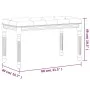 Banco de terciopelo gris oscuro 80x40x49 cm by , Banks - Ref: Foro24-344447, Price: 67,82 €, Discount: %