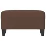 Banco de cuero sintético marrón 70x35x41 cm von , Banken - Ref: Foro24-349441, Preis: 44,36 €, Rabatt: %