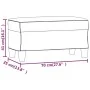 Banco de cuero sintético marrón 70x35x41 cm von , Banken - Ref: Foro24-349441, Preis: 44,36 €, Rabatt: %