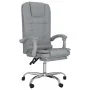 Silla de oficina reclinable con masaje de tela gris claro by , Office chairs - Ref: Foro24-349661, Price: 117,47 €, Discount: %