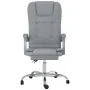 Silla de oficina reclinable con masaje de tela gris claro by , Office chairs - Ref: Foro24-349661, Price: 117,47 €, Discount: %