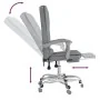 Silla de oficina reclinable con masaje de tela gris claro by , Office chairs - Ref: Foro24-349661, Price: 117,47 €, Discount: %