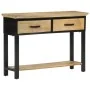 Mesa consola madera maciza de mango rugosa 110x30x75 cm de , Mesas auxiliares - Ref: Foro24-351618, Precio: 226,98 €, Descuen...