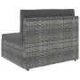 Sofá seccional de 2 plazas de ratán sintético gris by , Modular outdoor sofas - Ref: Foro24-49523, Price: 191,77 €, Discount: %