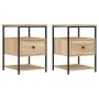 Mesitas noche 2 uds madera ingeniería roble Sonoma 40x42x56 cm von , Nachttische - Ref: Foro24-826026, Preis: 95,93 €, Rabatt: %