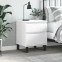 Mesita de noche madera contrachapada blanco 40x35x50 cm de , Mesitas de noche - Ref: Foro24-830684, Precio: 58,44 €, Descuent...