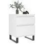 Mesita de noche madera contrachapada blanco 40x35x50 cm de , Mesitas de noche - Ref: Foro24-830684, Precio: 58,44 €, Descuent...