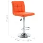 Taburetes de cocina 2 unidades cuero sintético naranja von , Küchenhocker - Ref: Foro24-323640, Preis: 133,05 €, Rabatt: %