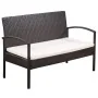 Set muebles de jardín 5 piezas y cojines ratán sintético marrón by , Garden sets - Ref: Foro24-44184, Price: 349,19 €, Discou...